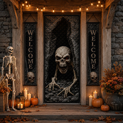 Lurking Terror Welcome Door Banner SN0PT264