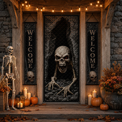 Lurking Terror Welcome Door Banner SN0PT264