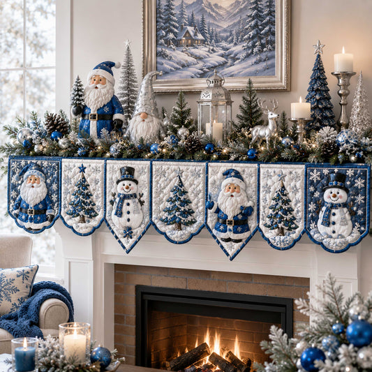 Magic Winter Quilted Mantel Scarf SN0TD430