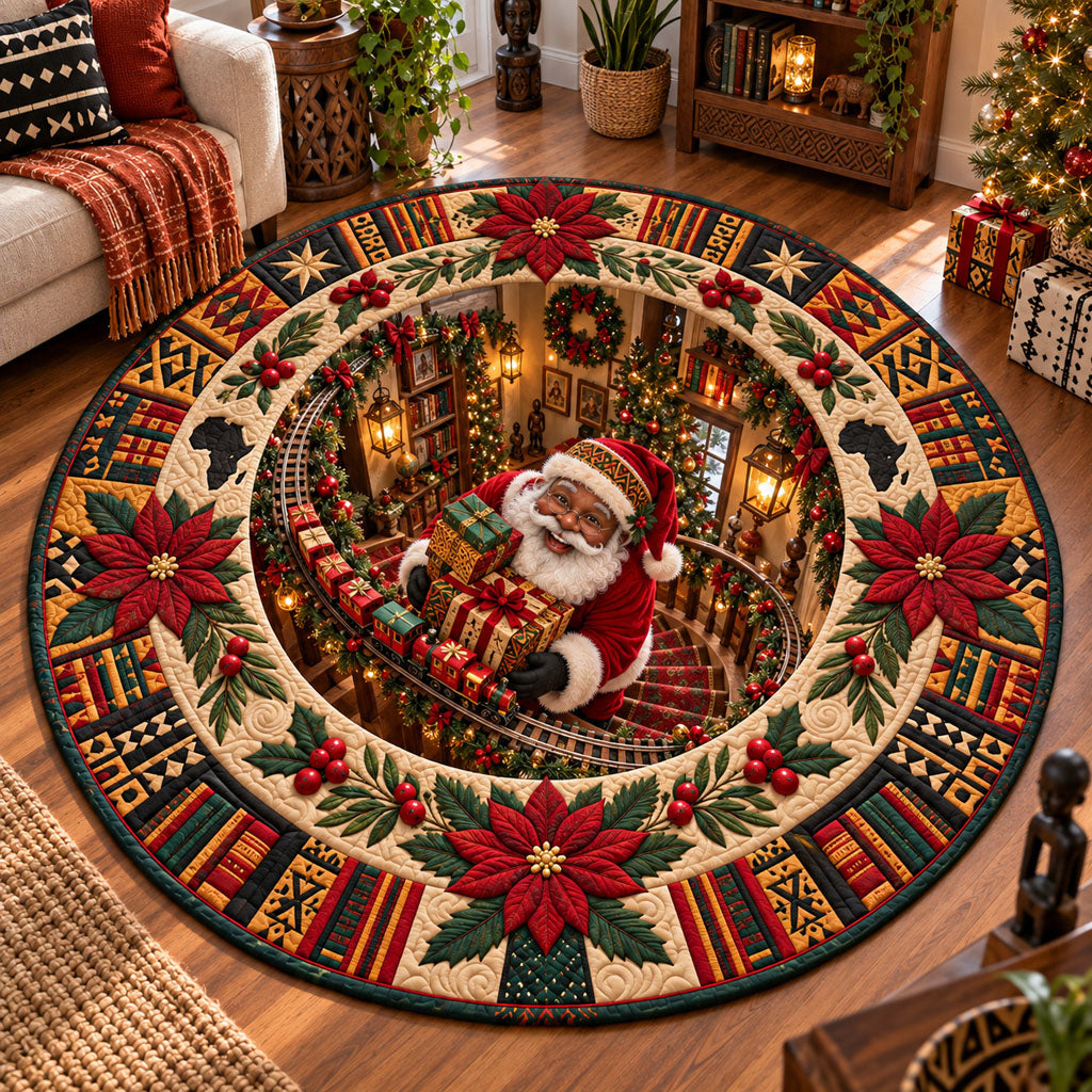 Magical Stairway Quilted Round Mat SN0PT1171