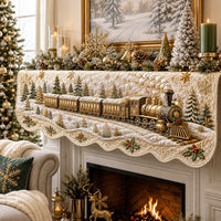 Magical Train Quilted Mantel Scarf SN0TD273