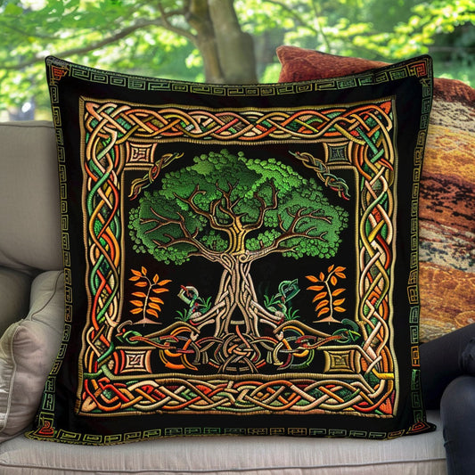 Magical Tree of Life Quilted Pillow Case NCU0PD105