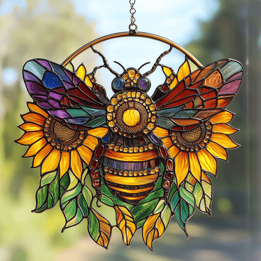 Majestic Honeybee - Window Hanging Suncatcher NCU0TH033