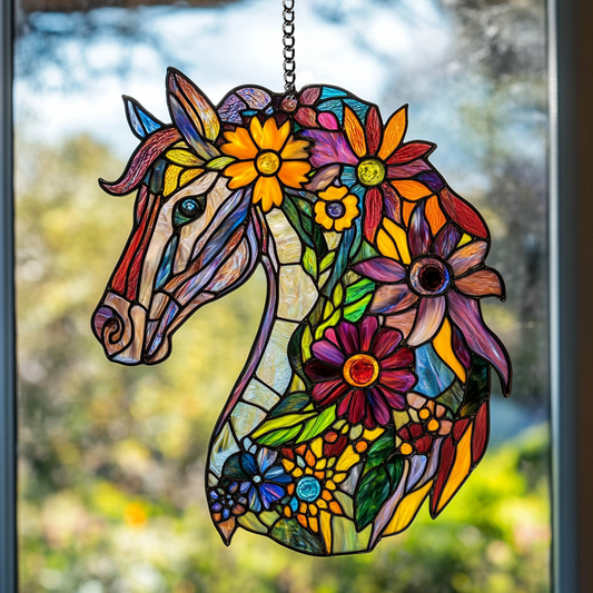 Majestic Steed Horse - Window Hanging Suncatcher NCU0PD015