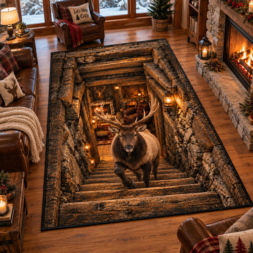 Majestic Stag Passage Area Rug SN0PT1395