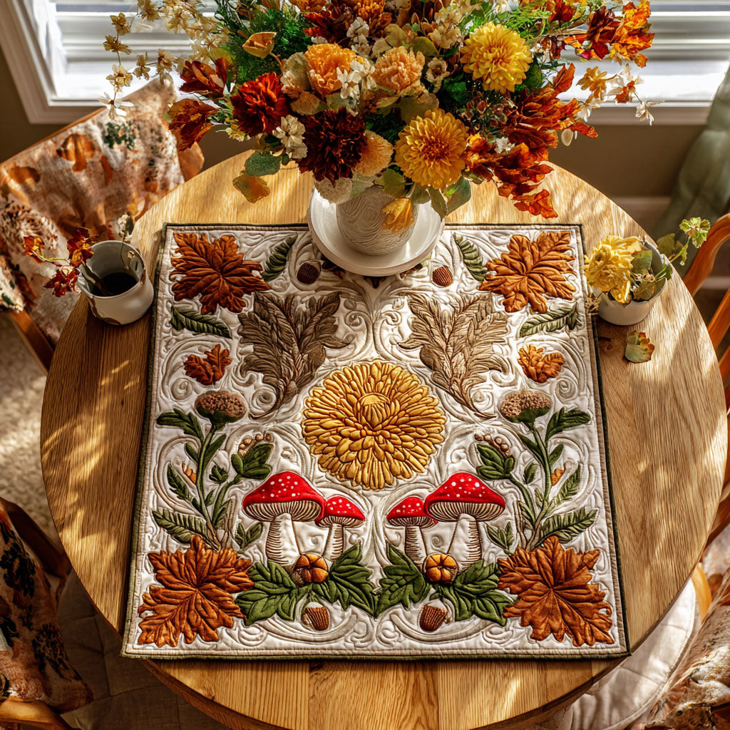 Maple Mischief Quilted Table Topper NCU0PTT1069 – Seamnest
