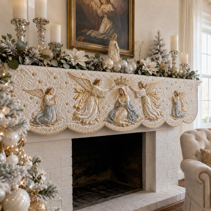 Marian Coronation Quilted Mantel Scarf SN0TD355