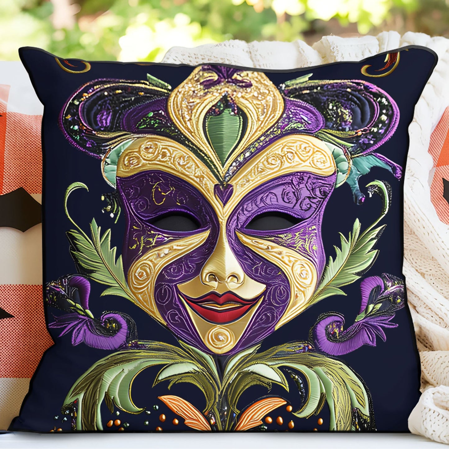 Masked Majesty Quilted Pillow Case NCU0VH2496