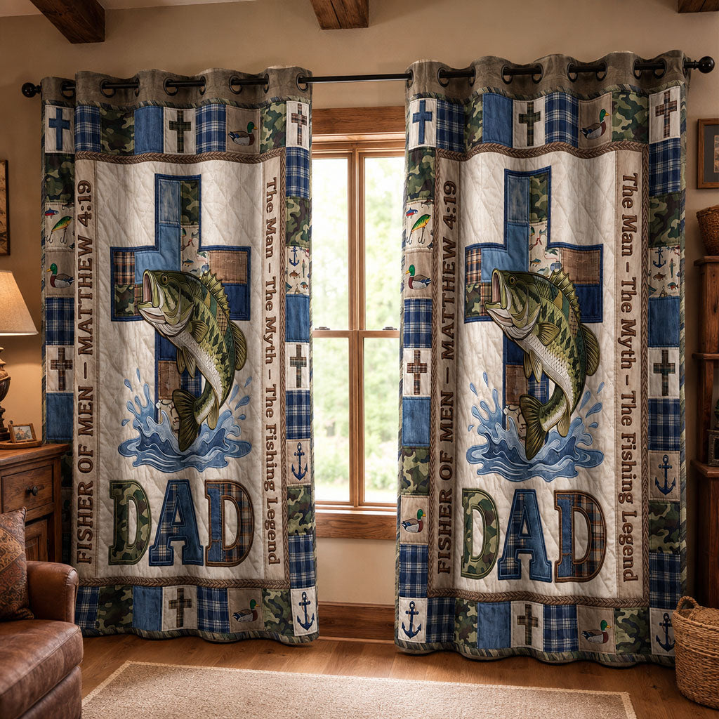 Matthew Scripture Bass Quilted Curtains SN0PT118