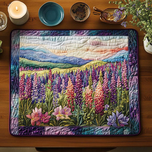 Meadow Bloom Quilted Place Mat NCU0VH5651