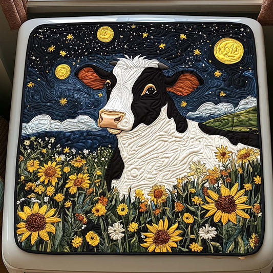 Meadow Cow Quilted Washer and Dryer Cover NCU0DDK896