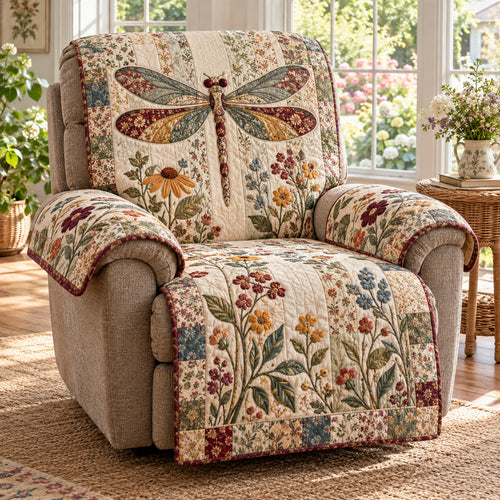 Meadow Dragonfly Quilted Sofa Cover SN0TV906