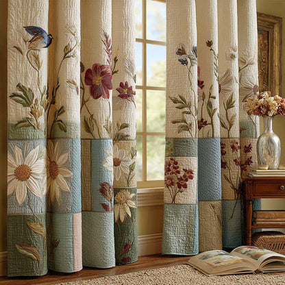 Meadow Song Quilted Curtains NCU0QQ321