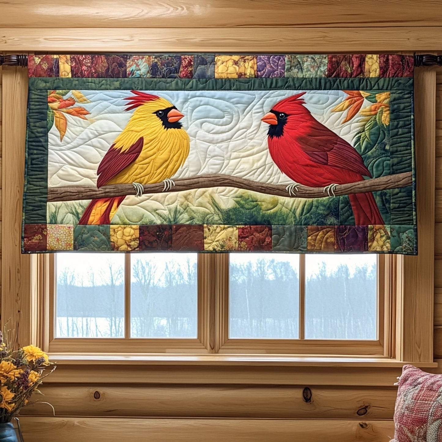 Memories in Flight Quilted Valance NCU0PT4970