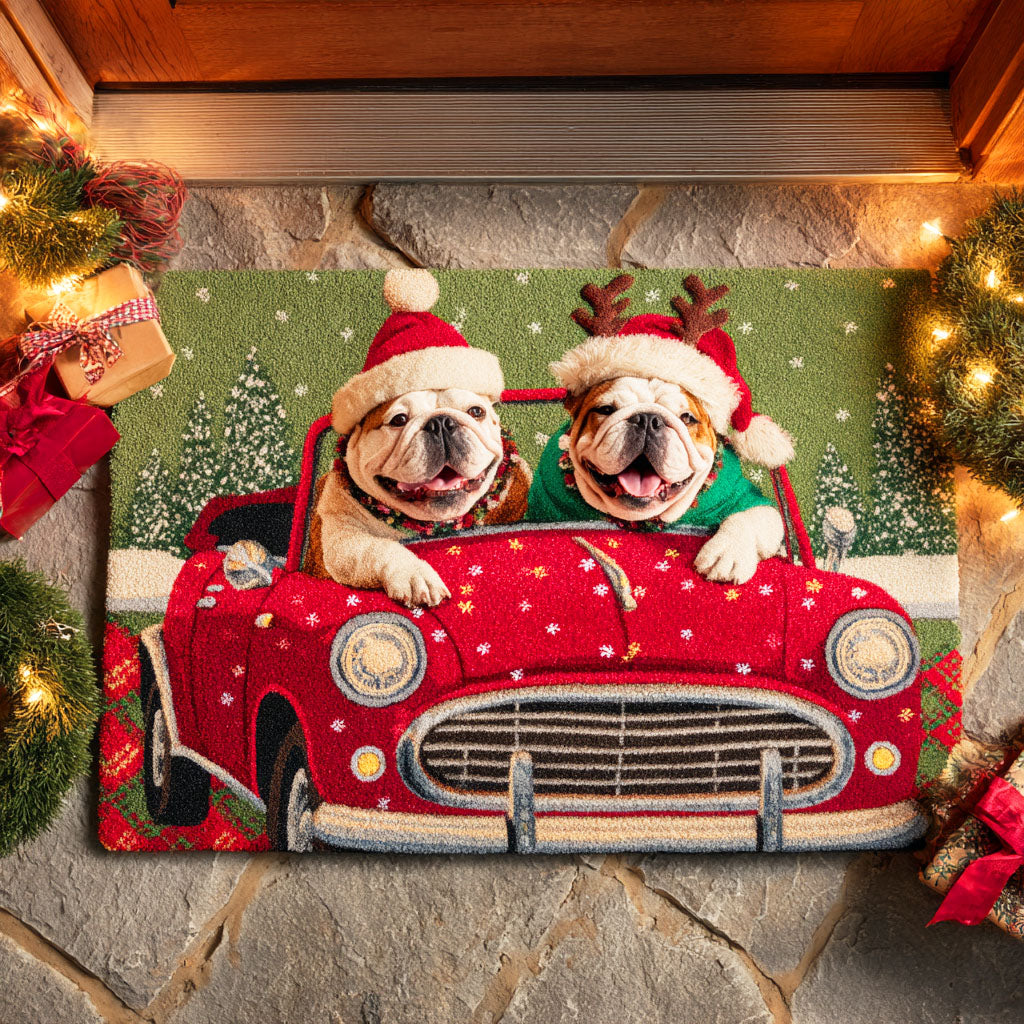 Merry Bulldog Doormat NCU0TD717
