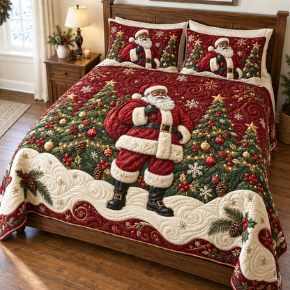 Merry Christmas 3-Piece Quilted Bedding Set SN0TV335