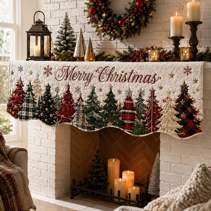 Merry Christmas Forest Mantle Scarf SN0DV295