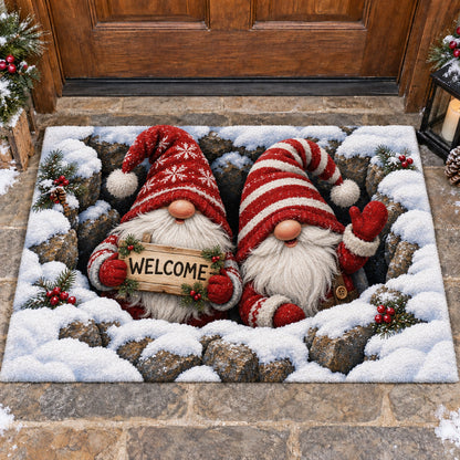 Merry Gnome Welcome Doormat SN0TV646