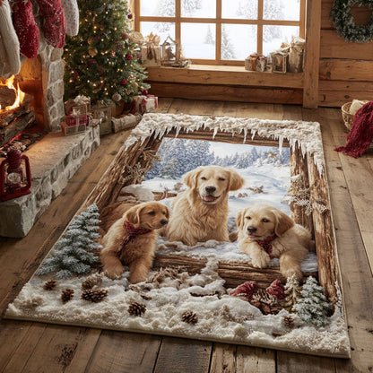 Merry Golden Gathering Area Rug NCU0XD927