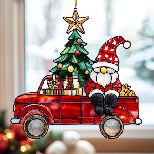 Merry Holly Glow - Window Hanging Suncatcher NCU0PD125