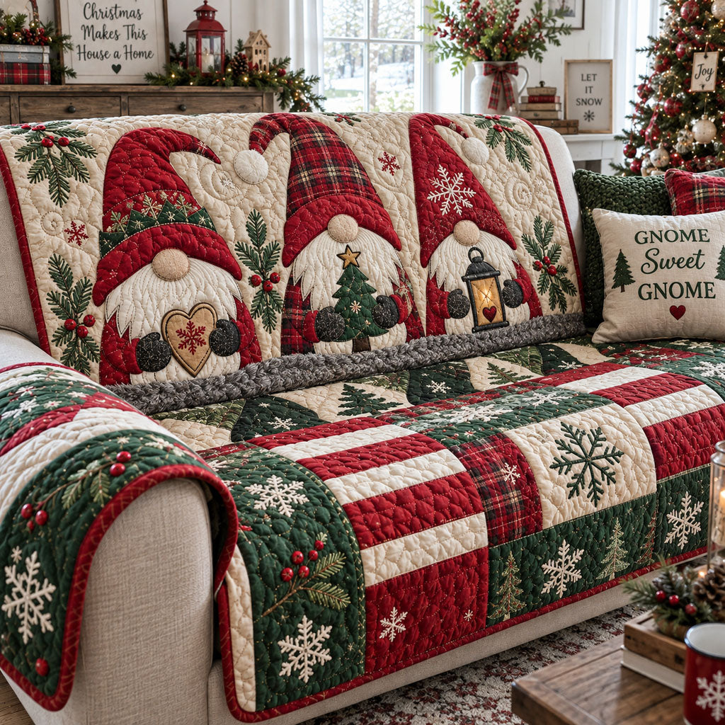 Merry Noel Quilted Sofa Cover SN0PT1119