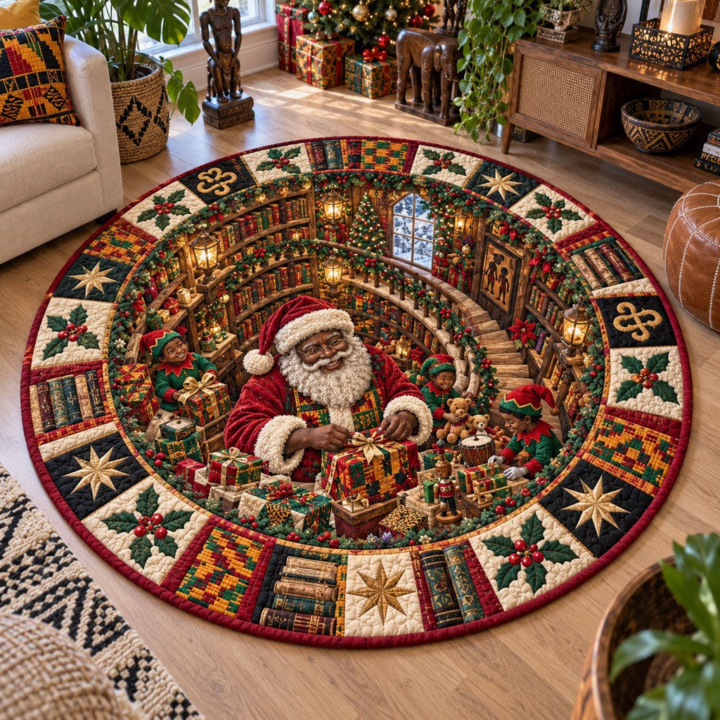 Merry Workshop Quilted Round Mat SN0PT1172