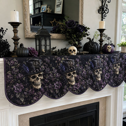 Midnight Rose Manor Mantle Scarf SN0PT683