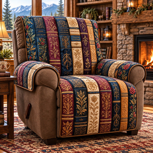 Midnight Spine Quilt Quilted Sofa Cover SN0PT1448