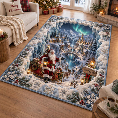 Midnight Winter Wonderland Area Rug SN0DV888