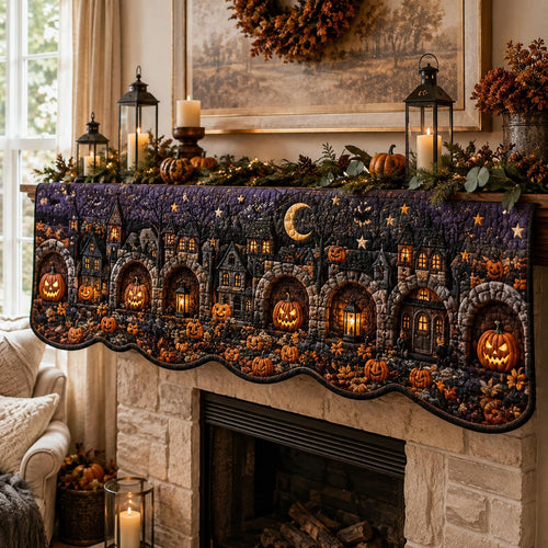 Midnight Witch Hollow Quilted Mantle Scarf SN0DV284