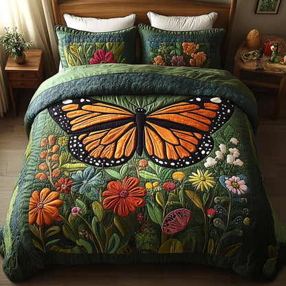 Monarch Blooms Duvet Cover Set NCU0DV267