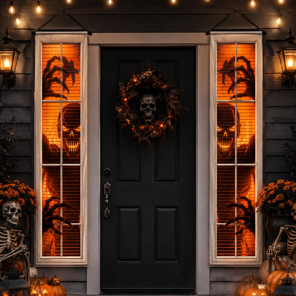 Monster at Midnight Welcome Door Banner SN0PT266