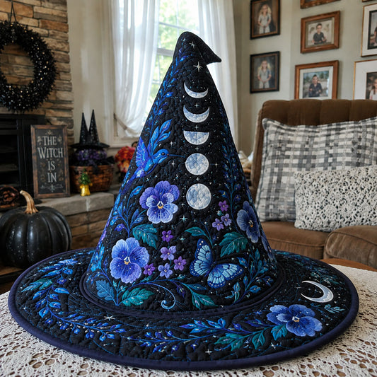 Moon Garden Quilted Witch Hat SN0PT584