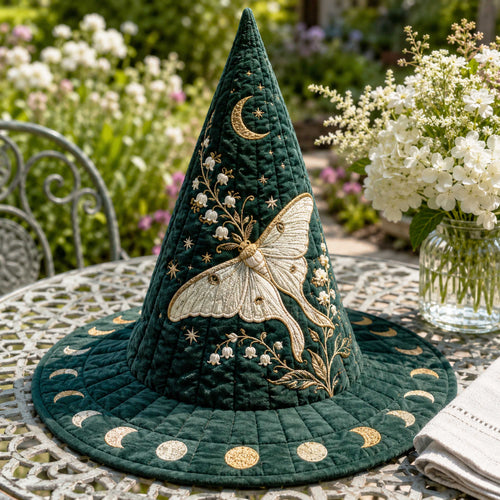 Moon Magic Quilted Witch Hat SN0TD105