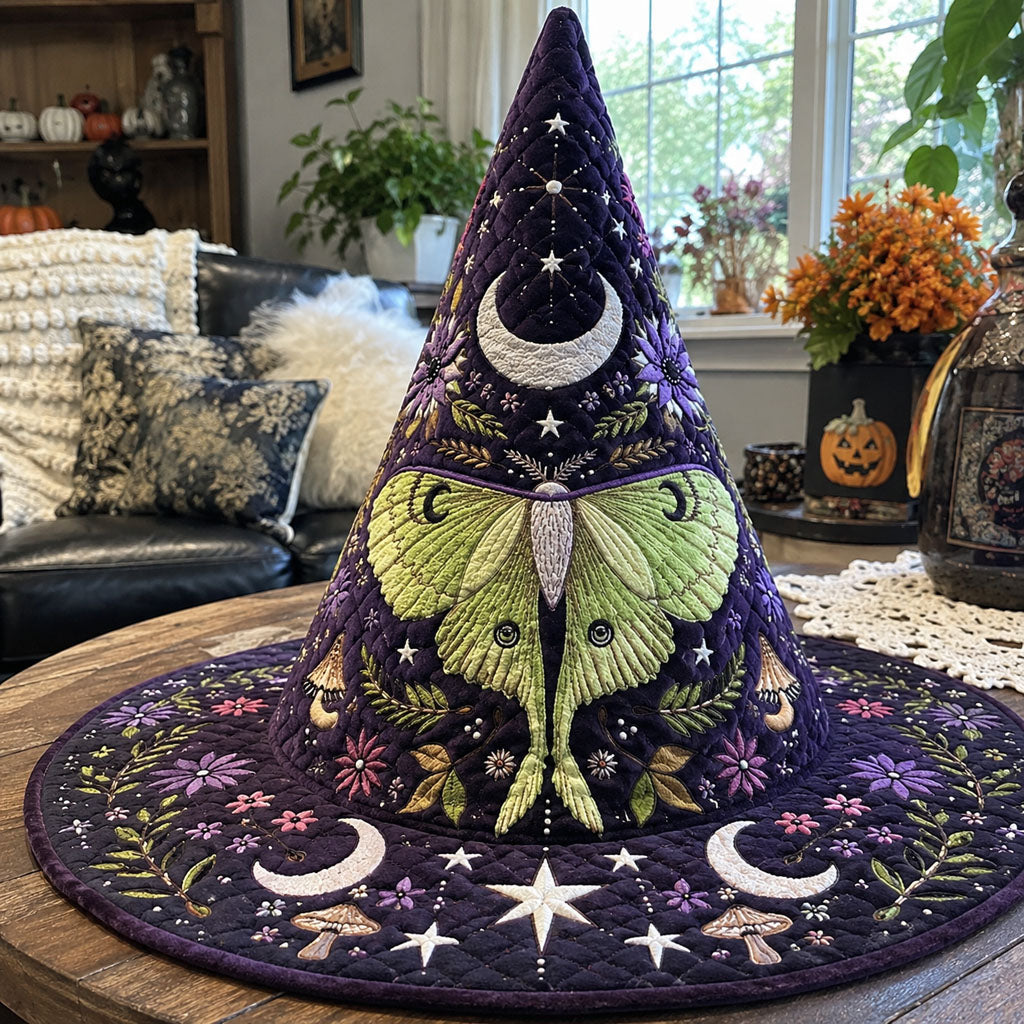 Moon Moth Quilted Witch Hat SN0PT585