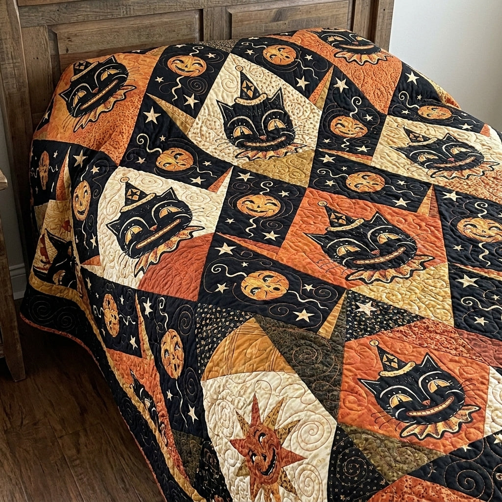 Moonbeam Mischief Quilted Blanket SN0PT197