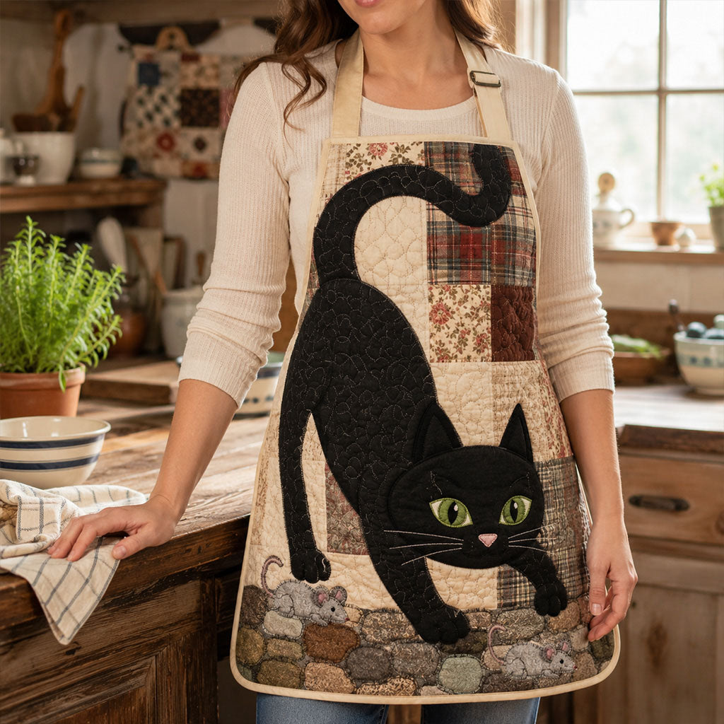 Moonlit Mischief Quilted Apron SN0PT174