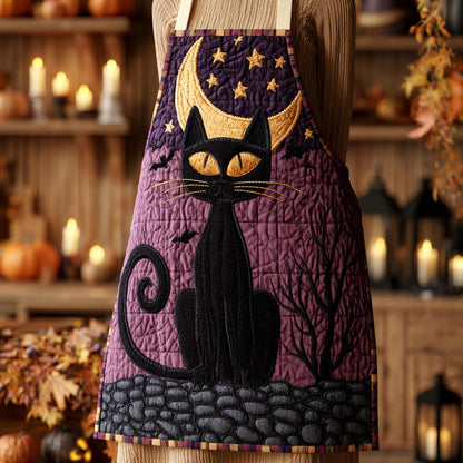 Moonlit Whiskers Quilted Apron SN0DV114