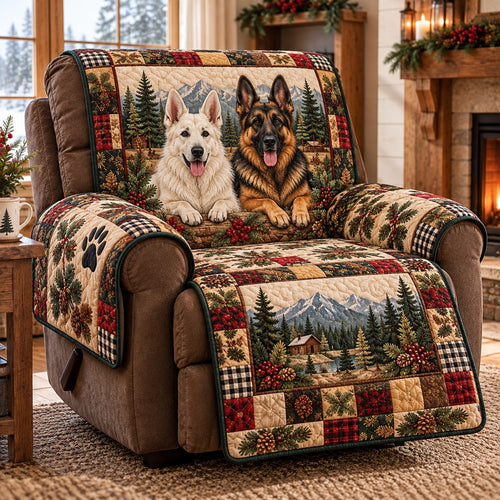 Mountain Cabin Lodge Quilted Sofa Cover SN0PT1474