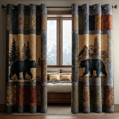Mountain Den Quilted Curtains NCU0DH749
