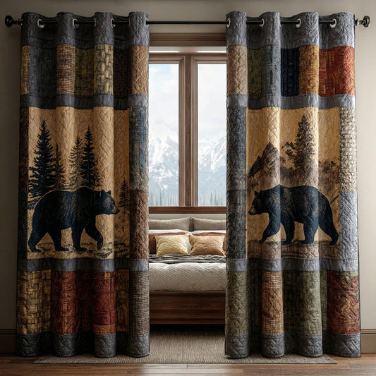 Mountain Den Quilted Curtains NCU0DH749