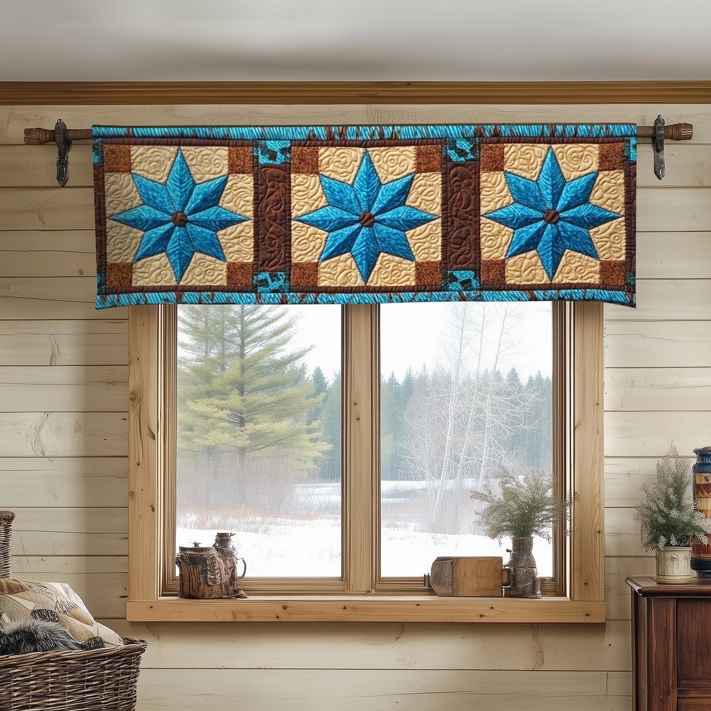 Mountain Starburst Quilted Valance NCU0NT6667