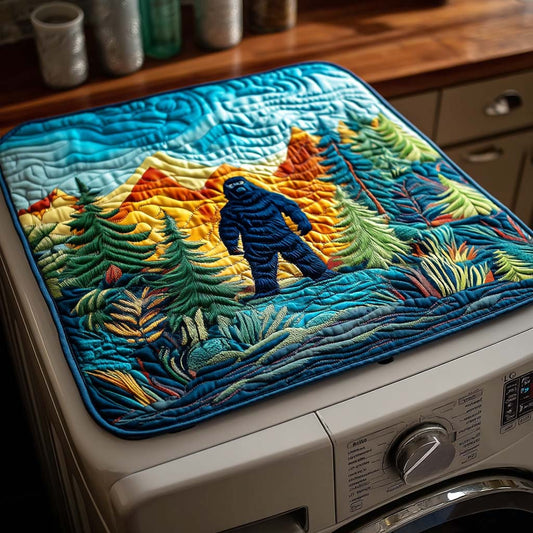 Mountain Trail Sasquatch Quilted Washer and Dryer Cover NCU0NNT1543