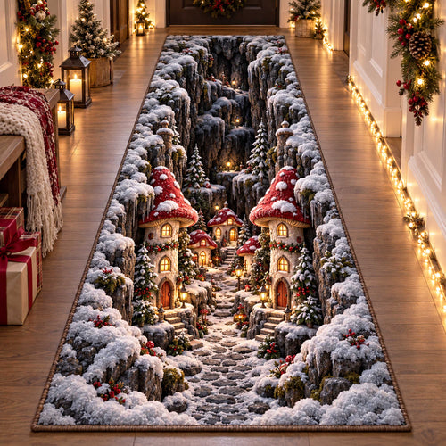 Mushroom Christmas Runner Carpet SN0TD657
