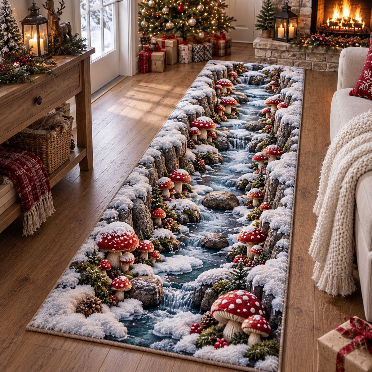 Mushroom Luck Runner Carpet SN0TD654