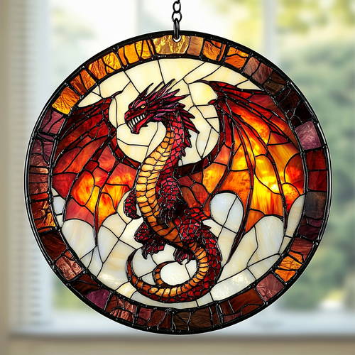Mystic Dragon - Window Hanging Suncatcher NCU0PD049