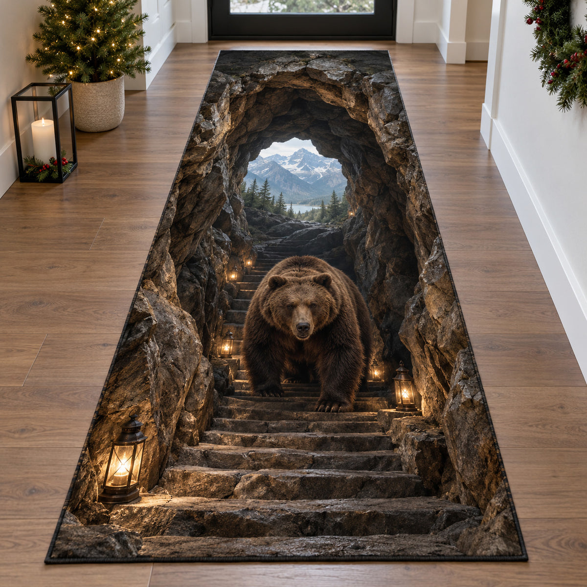 Mystic Bear Cavern Runner Carpet SN0TV521