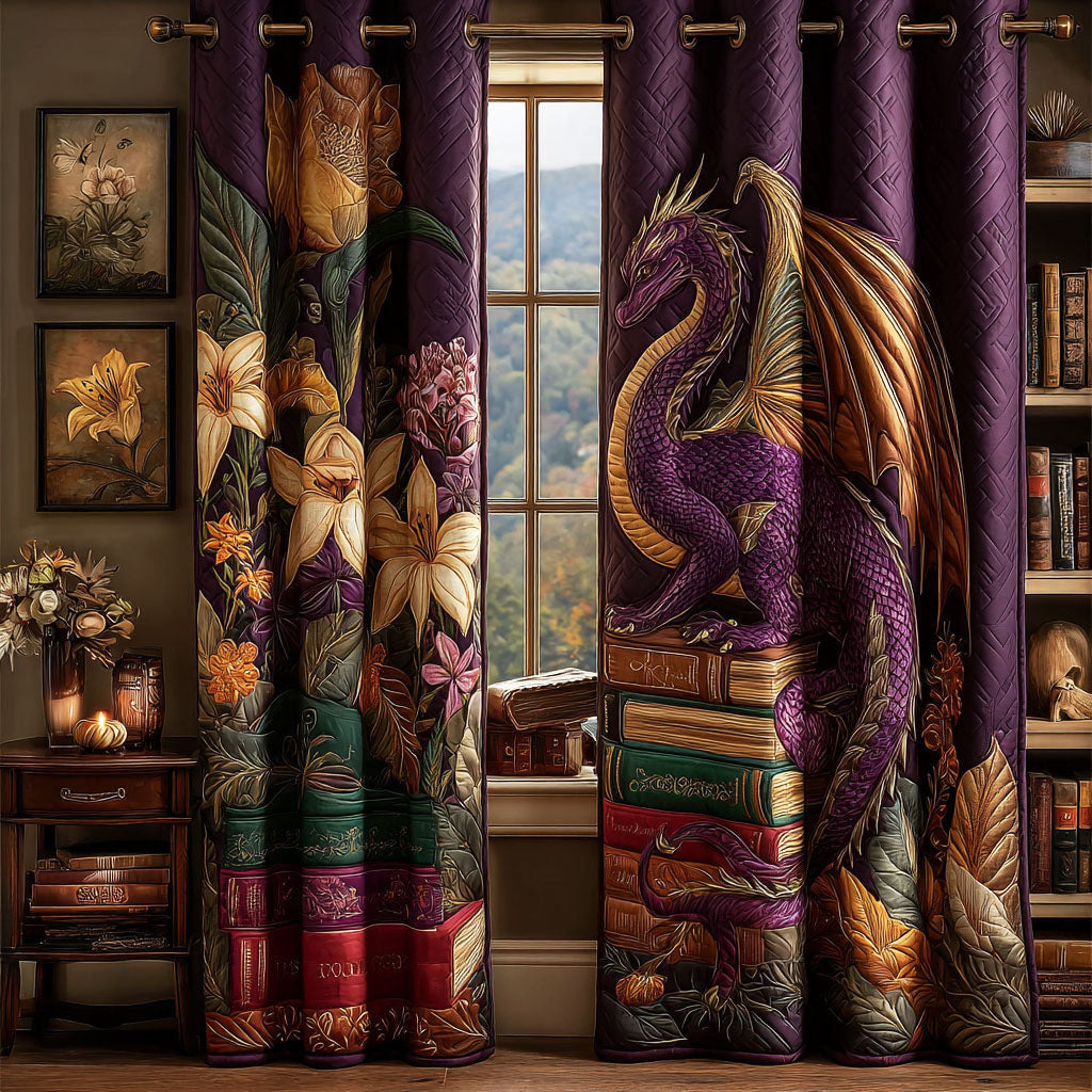 Mystic Dragon Quilted Curtains NCU0ND63