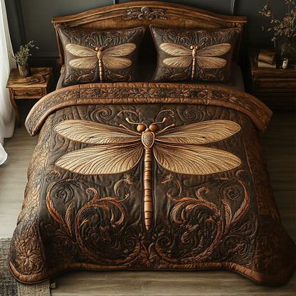 Mystic Glider 3-Piece Quilted Bedding Set NCU0DV2817