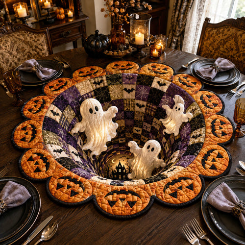 Mystic Hollow Custom Shape Quilted Table Topper SN0TD301